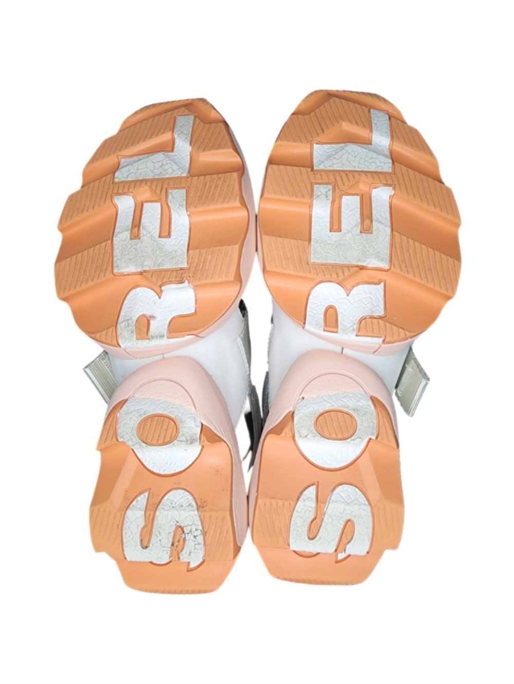 SOREL Sea Salt & Peach Blossom Kinetic Impact Sling Sandals, Womens 6.5 - Picture 9 of 10